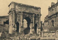 Roma - Roman Forum - Arch of Septimius Severus 1910