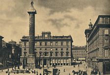 'Roma - Square and Column of Marcus Aurelius 1910