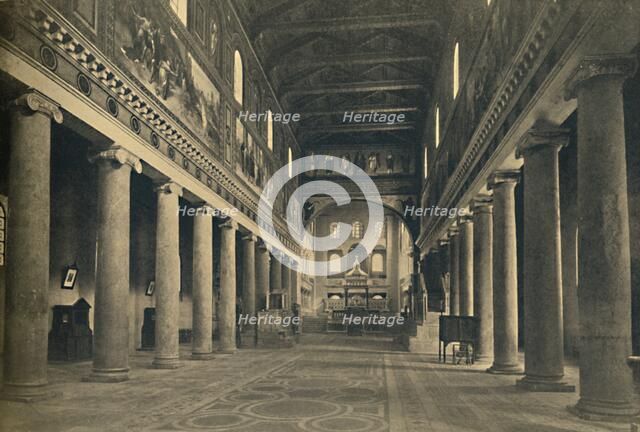 'Roma - St.-Lawrence-outside-the-Walls', 1910. Artists: Unknown, Honorius IV.