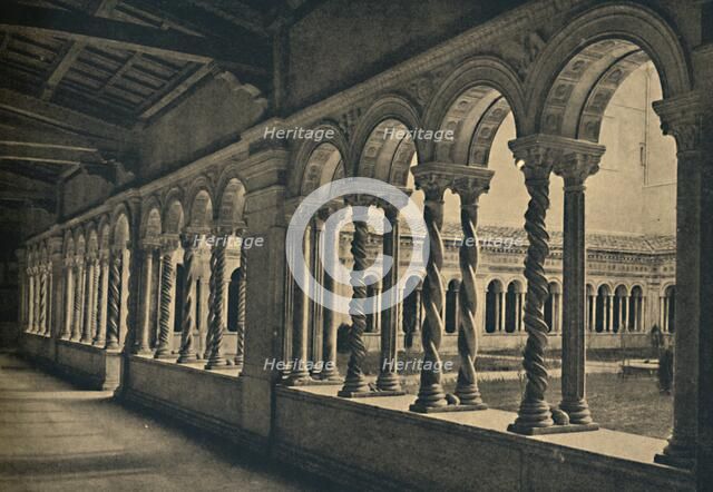 'Roma - St. Paul without the Walls - Cloister of the Monastery of the Benedictine Monks. Work of the Artist: Unknown.