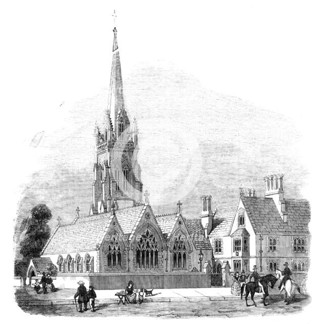 Roman Catholic Church of St. Thomas of Canterbury, Fulham, 1857. Creator: Unknown.