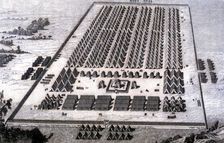 Roman camp at the time of the invasion of the Iberian Peninsula