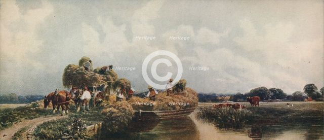 'Roman Canal, Lincolnshire', c1840, (c1915). Creator: Peter de Wint.