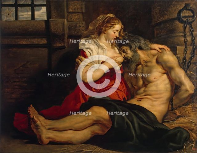 Roman Charity, 1612. Creator: Peter Paul Rubens.