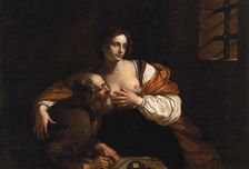 Roman Charity. Creator: Guercino (1591-1666)