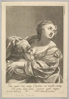 Roman Charity (La Charité romaine). Creator: Claude Mellan