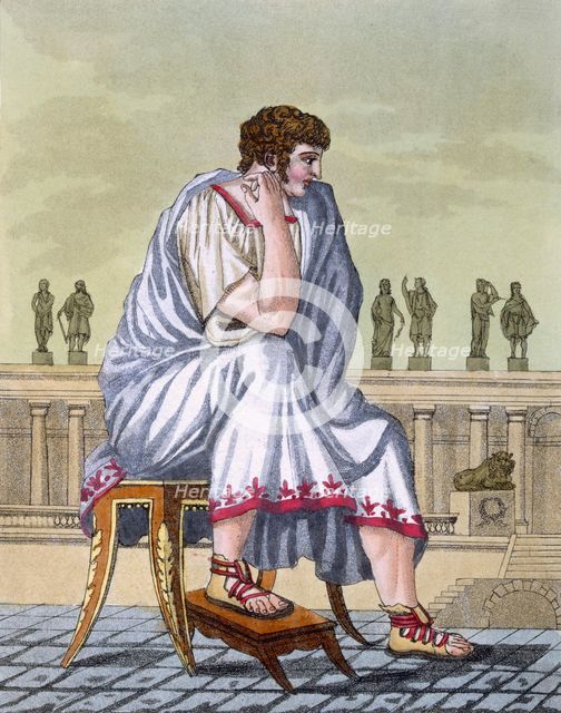 Roman Citizen, pub. 1796. Creator: Jacques Grasset de Saint-Sauveur (1757-1810).