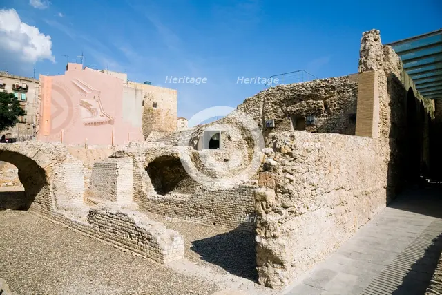 Roman circus, Tarragona, Catalonia, Spain, 2007. Creator: Samuel Magal.