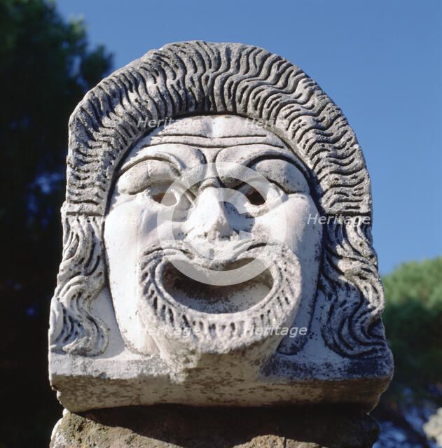 Roman amphitheatre carving. Artist: Unknown