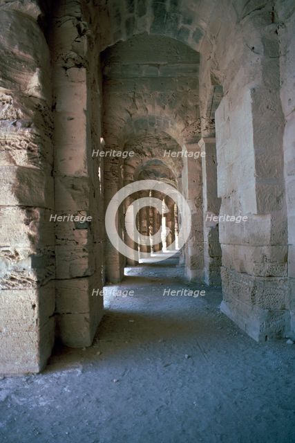 Roman amphitheatre in El Djem, 3rd century. Artist: Unknown