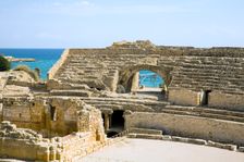 Roman amphitheatre, Tarragona, Catalonia, Spain, 2007. Creator: Samuel Magal