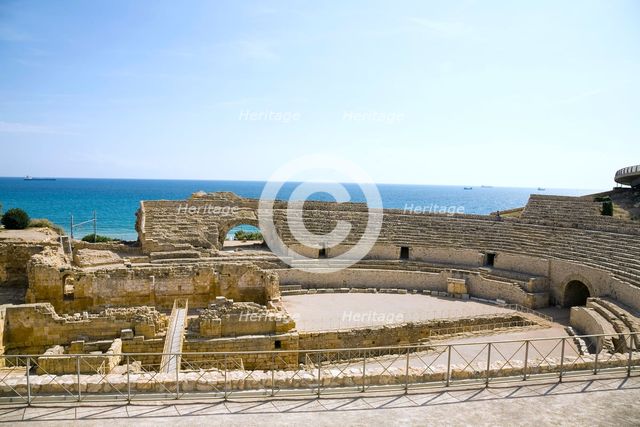 Roman amphitheatre, Tarragona, Catalonia, Spain, 2007. Creator: Samuel Magal.