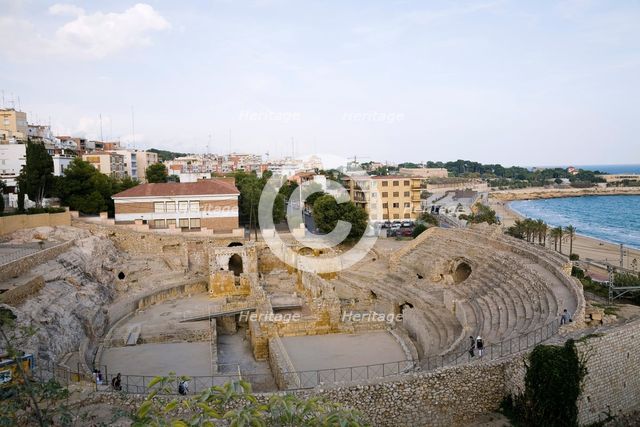Roman amphitheatre, Tarragona, Catalonia, Spain, 2007. Creator: Samuel Magal.