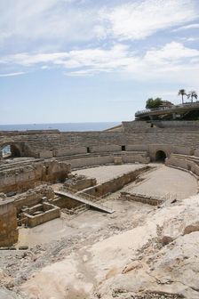 Roman Amphitheatre, Tarragona, Catalonia, Spain, 2008. Creator: LTL