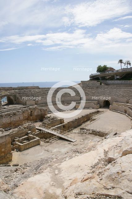 Roman Amphitheatre, Tarragona, Catalonia, Spain, 2008. Creator: LTL.