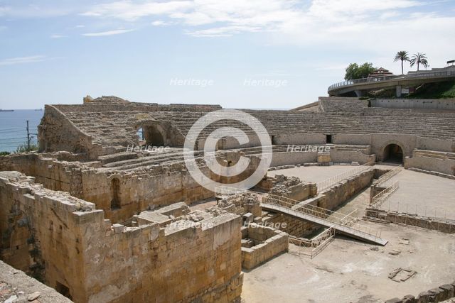 Roman Amphitheatre, Tarragona, Catalonia, Spain, 2008. Creator: LTL.