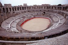 Roman Ampitheatre, Arles, France, 1st Century. Artist: CM Dixon