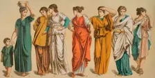 Roman Age Costume, 1881. Creator: Unknown