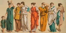 Roman Age Costume, 1881. Creator: Unknown