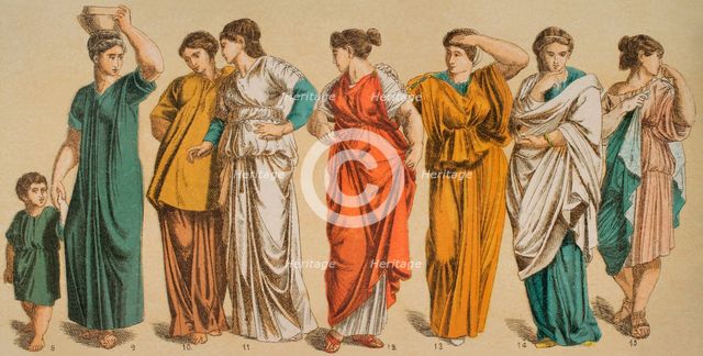 Roman Age Costume, 1881. Creator: Unknown.