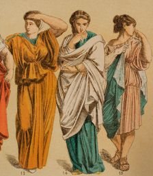 Roman Age Costume, 1881. Creator: Unknown