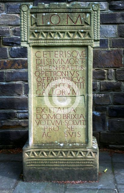 Roman altar from Vindolanda, 2nd century. Artist: Unknown