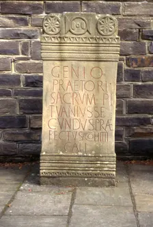 Roman altar from Vindolanda, c1st-2nd century