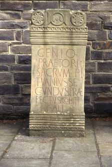 Roman altar from Vindolanda, c1st-2nd century