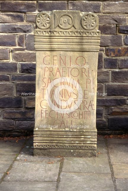Roman altar from Vindolanda, c1st-2nd century. Artist: Unknown.