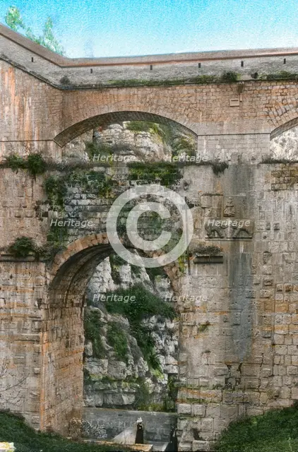 Roman arch, Constantine, northeast Algeria. Artist: Unknown