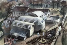Roman baths at Cheapside, London, late 1st-2nd century. Creator: Unknown