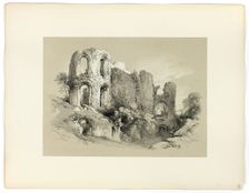 Roman Baths at Treves, from Picturesque Selections, 1860. Creator: James Duffield Harding