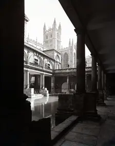 Roman Baths, Bath, Somerset, c1955. Creator: Arthur Charles Kirby Ware