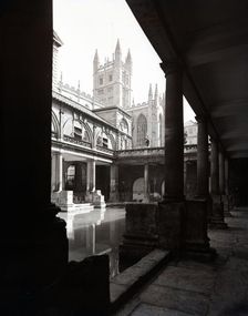 Roman Baths, Bath, Somerset, c1955. Creator: Arthur Charles Kirby Ware