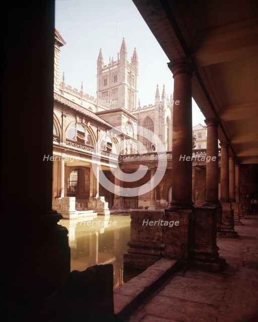Roman Baths, Bath, Somerset, c1955. Creator: Arthur Charles Kirby Ware.
