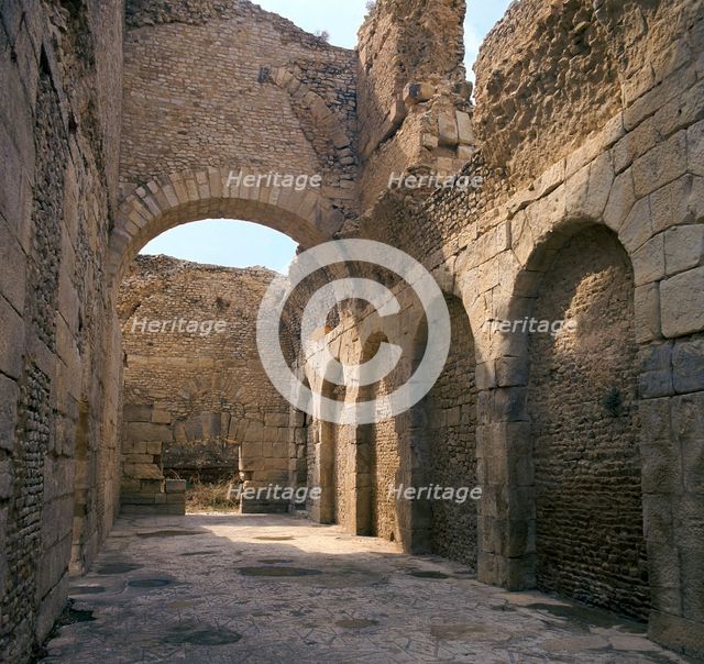 Roman baths in Bulla Regia, 1st century BC. Artist: Unknown