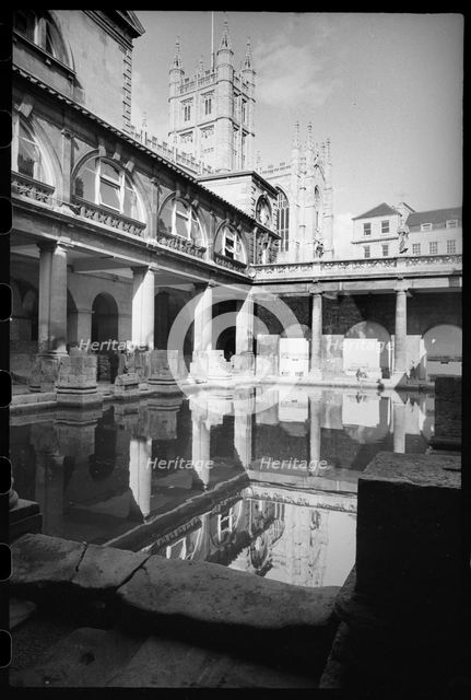 Roman Baths Museum, Abbey Churchyard, Bath, Somerset, c1955-c1980. Creator: Ursula Clark.