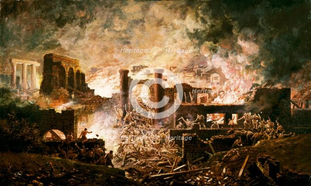 'Roman Battle Scene', 19th century(?). Artist: Unknown.