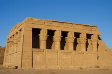 Roman Birth House of Mammisi, Temple complex, Dendera, Egypt, 2019. Creator: LTL