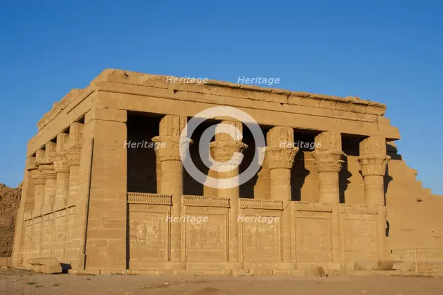 Roman Birth House of Mammisi, Temple complex, Dendera, Egypt, 2019.  Creator: LTL.