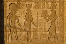 Roman Birth House of Mammisi, Temple complex, Dendera, Egypt, 68-117 AD. Creator: Unknown
