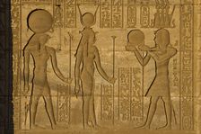Roman Birth House of Mammisi, Temple complex, Dendera, Egypt, 68-117 AD. Creator: Unknown