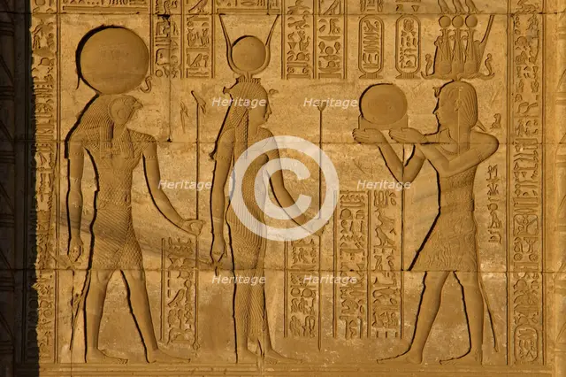 Roman Birth House of Mammisi, Temple complex, Dendera, Egypt, 68-117 AD.  Creator: Unknown.