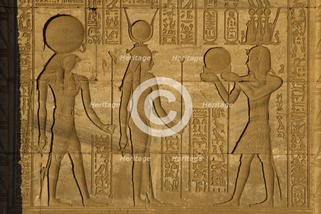 Roman Birth House of Mammisi, Temple complex, Dendera, Egypt, 68-117 AD.  Creator: Unknown.