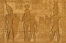Roman Birth House of Mammisi, Temple complex, Dendera, Egypt, 68-117 AD. Creator: Unknown
