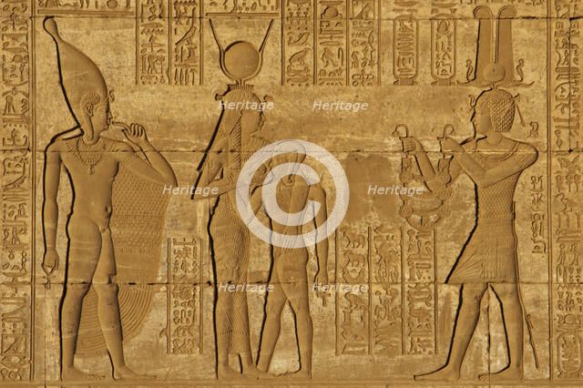 Roman Birth House of Mammisi, Temple complex, Dendera, Egypt, 68-117 AD.  Creator: Unknown.