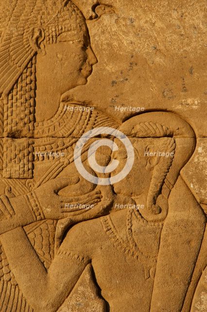 Roman Birth House of Mammisi, Temple complex, Dendera, Egypt, 68-117 AD.  Creator: Unknown.