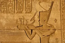 Roman Birth House of Mammisi, Temple complex, Dendera, Egypt, 68-117 AD. Creator: Unknown