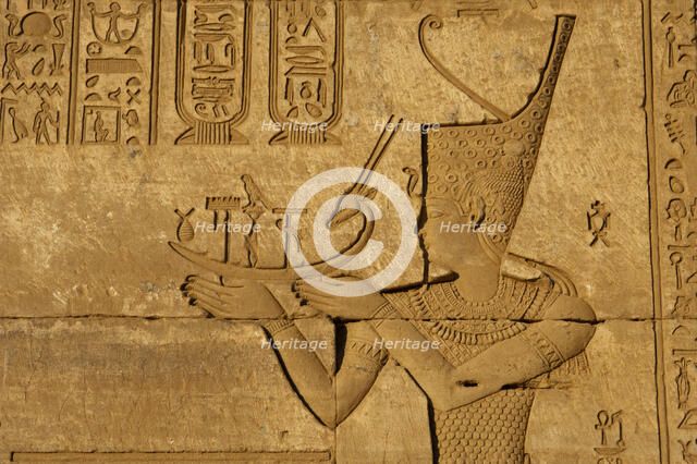 Roman Birth House of Mammisi, Temple complex, Dendera, Egypt, 68-117 AD.  Creator: Unknown.