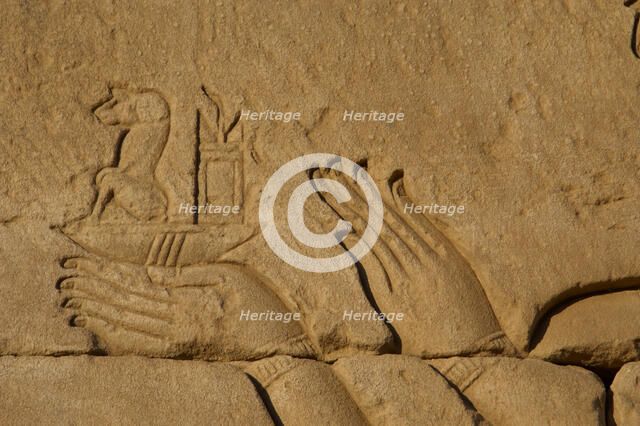 Roman Birth House of Mammisi, Temple complex, Dendera, Egypt, 68-117 AD.  Creator: Unknown.